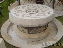 mosaic fountain