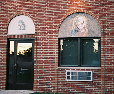 church mosaic marble christian reproduction